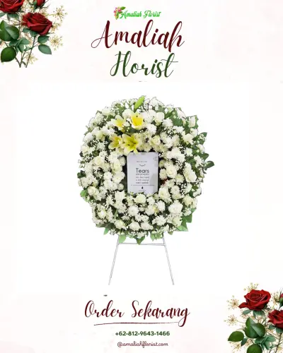 Krans Bunga Duka Cita di Anduring